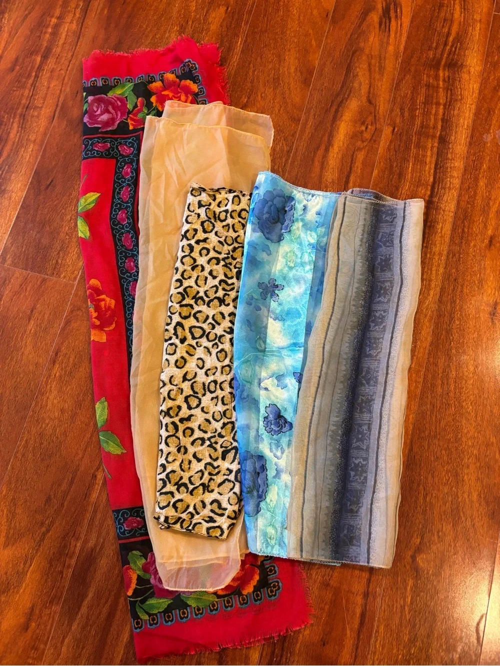 Multicolor Assorted Scarves - Pack of 5